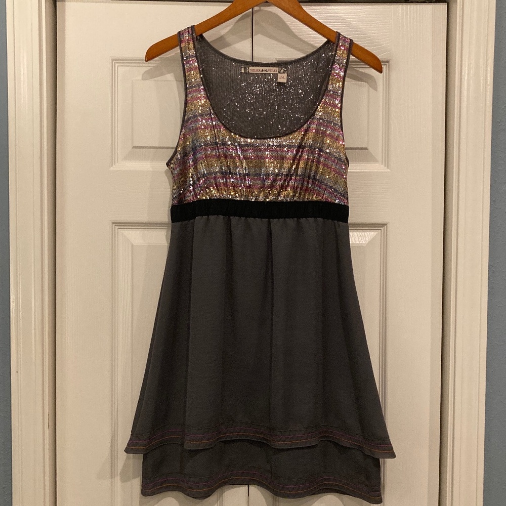 Chelsea & Violet Sequins Dress, Medium